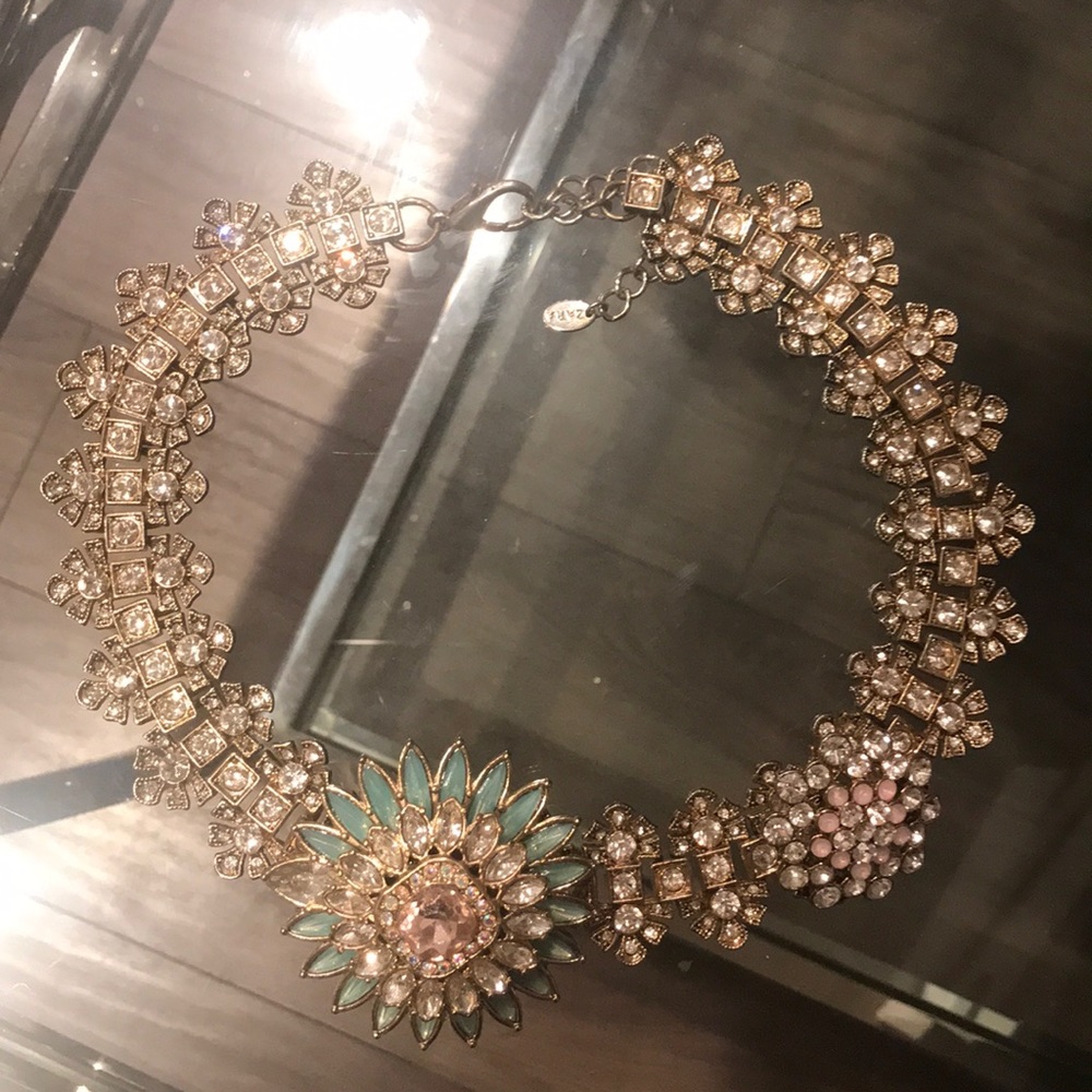 Zara crystal necklace